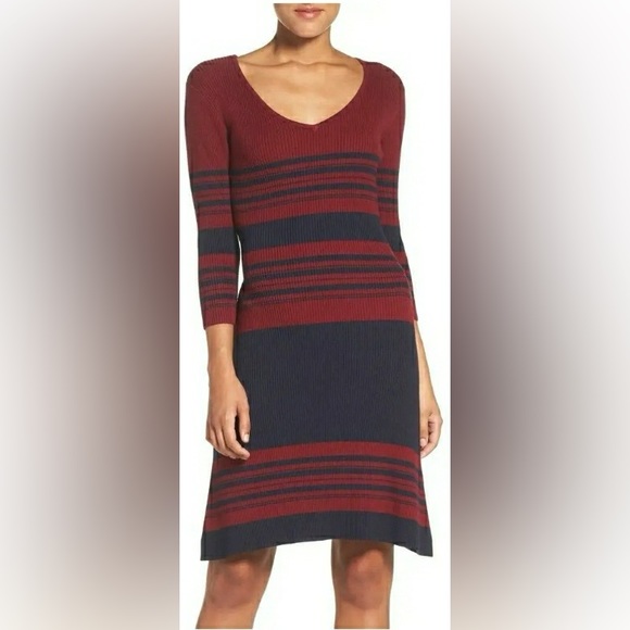 FRAICHE BY J Stripe Body-Con Sweater Dress - Picture 3 of 3